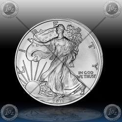1oz ZDA $1 "Silver Eagle" 2014